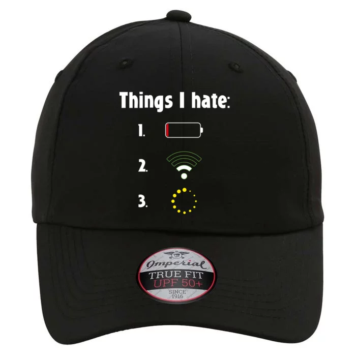 Things I Hate Programmer Gamer Gaming Funny Christmas Nerd Gift The Original Performance Cap