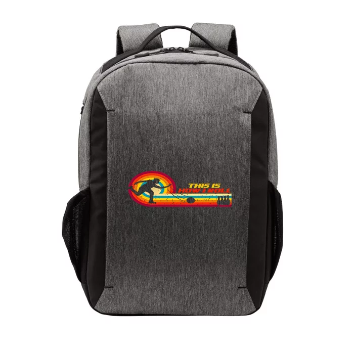 This Is How I Roll Bowling Team Gift Vector Backpack