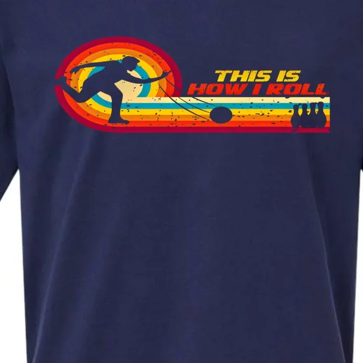 This Is How I Roll Bowling Team Gift Sueded Cloud Jersey T-Shirt