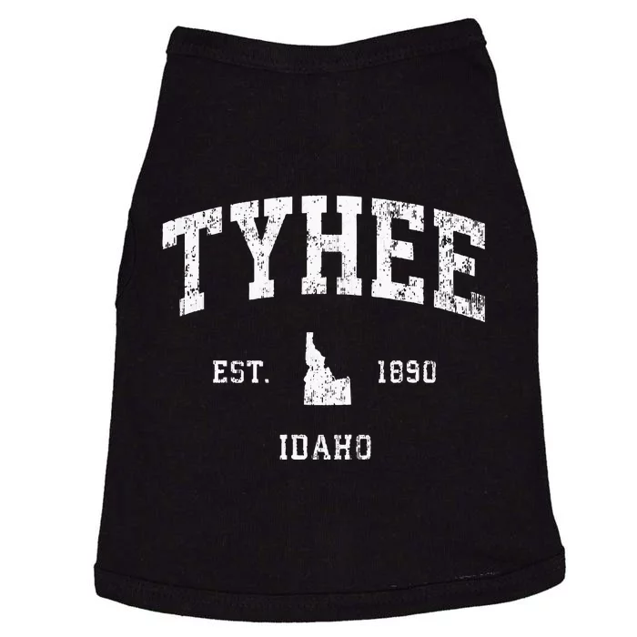 Tyhee Idaho ID Vintage Athletic Sports Doggie Tank