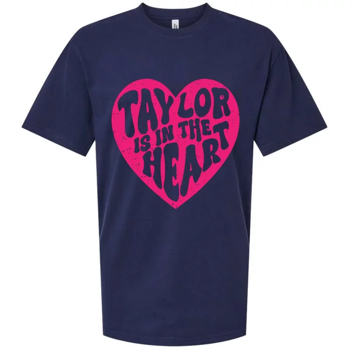 Taylor Is In The Heart Groovy 80s Vintage Sueded Cloud Jersey T-Shirt