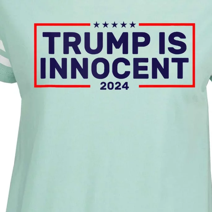 Trump Is Innocent Enza Ladies Jersey Football T-Shirt