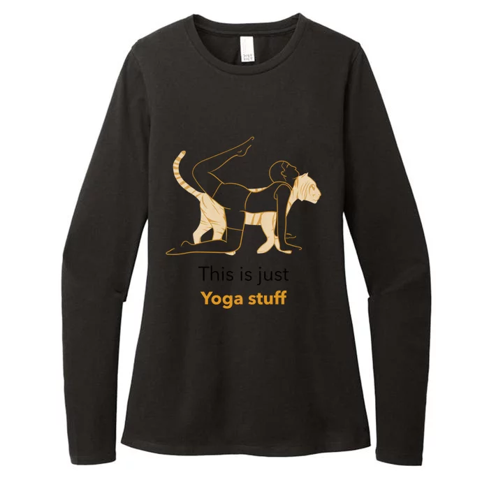 This Is Just Yoga Stuff Gift Womens CVC Long Sleeve Shirt