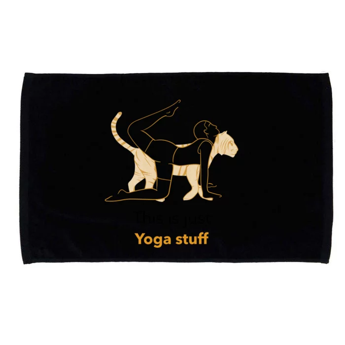 This Is Just Yoga Stuff Gift Microfiber Hand Towel