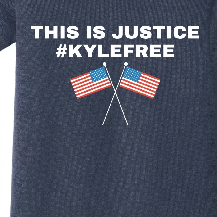 This Is Justice Kyle Is Free USA Baby Bodysuit