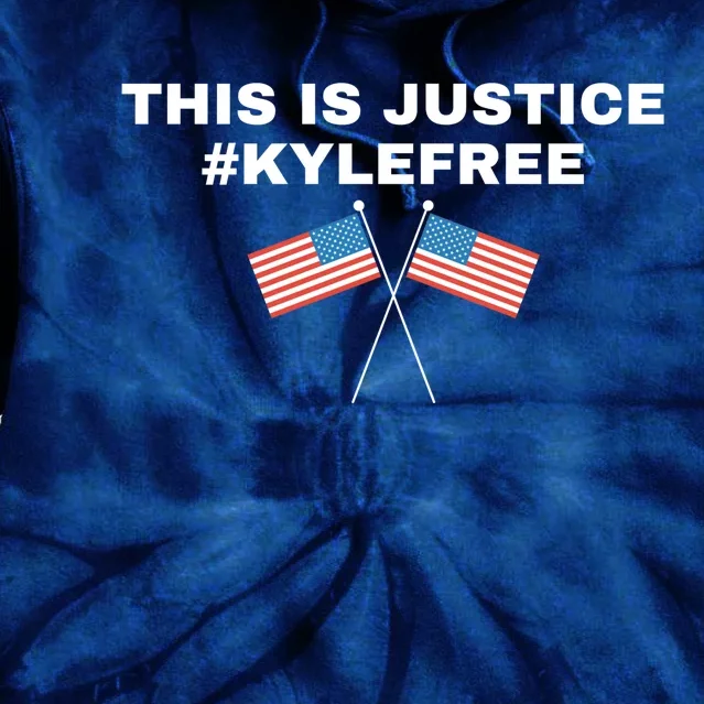 This Is Justice Kyle Is Free USA Tie Dye Hoodie