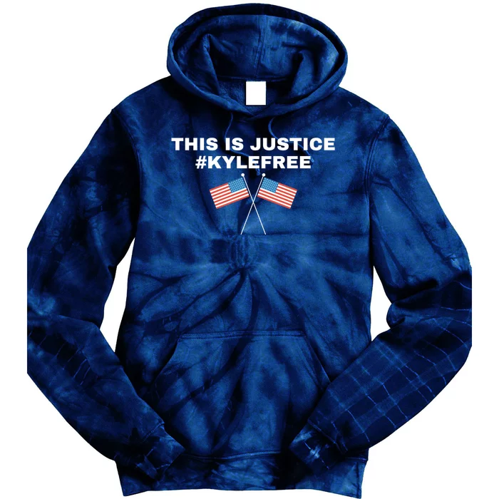 This Is Justice Kyle Is Free USA Tie Dye Hoodie