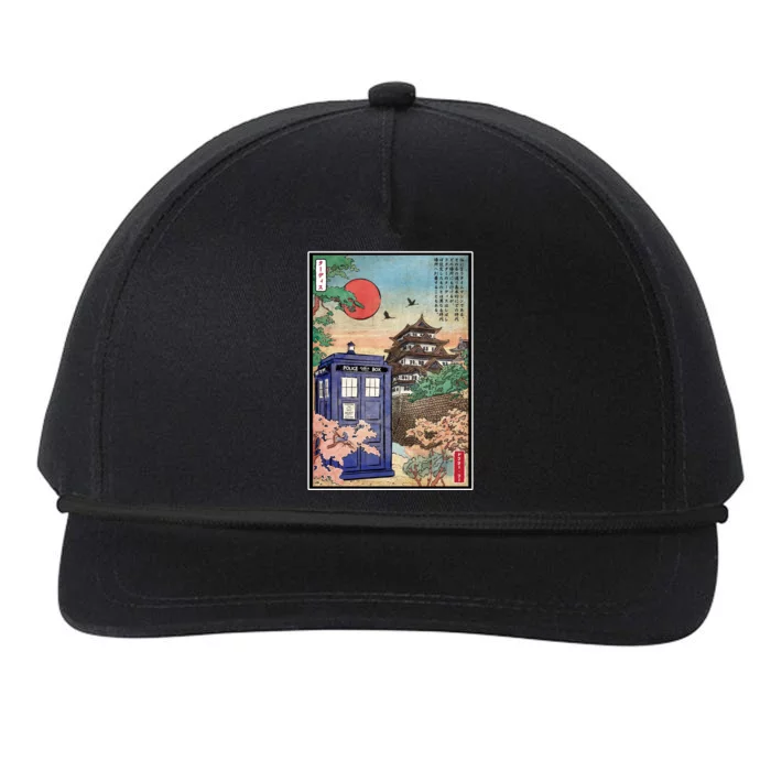 Tardis In Japan Snapback Five-Panel Rope Hat