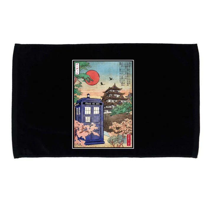 Tardis In Japan Microfiber Hand Towel