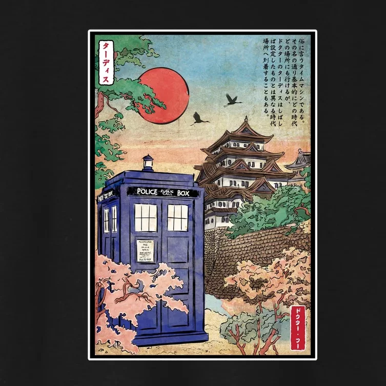 Tardis In Japan Women's Crop Top Tee