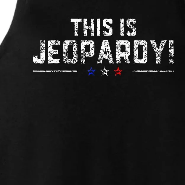 This Is Jeopardy Ladies Tri-Blend Wicking Tank