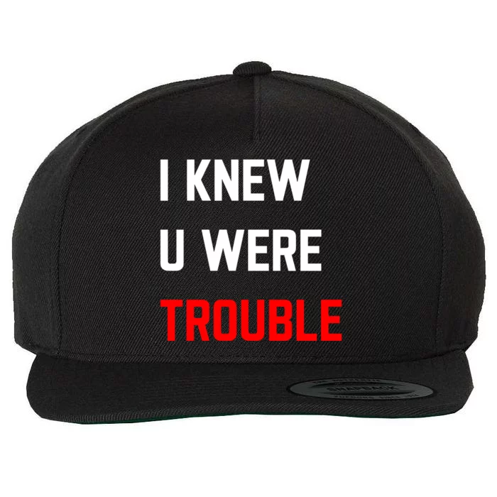 Taylor I Knew U Were Trouble Wool Snapback Cap