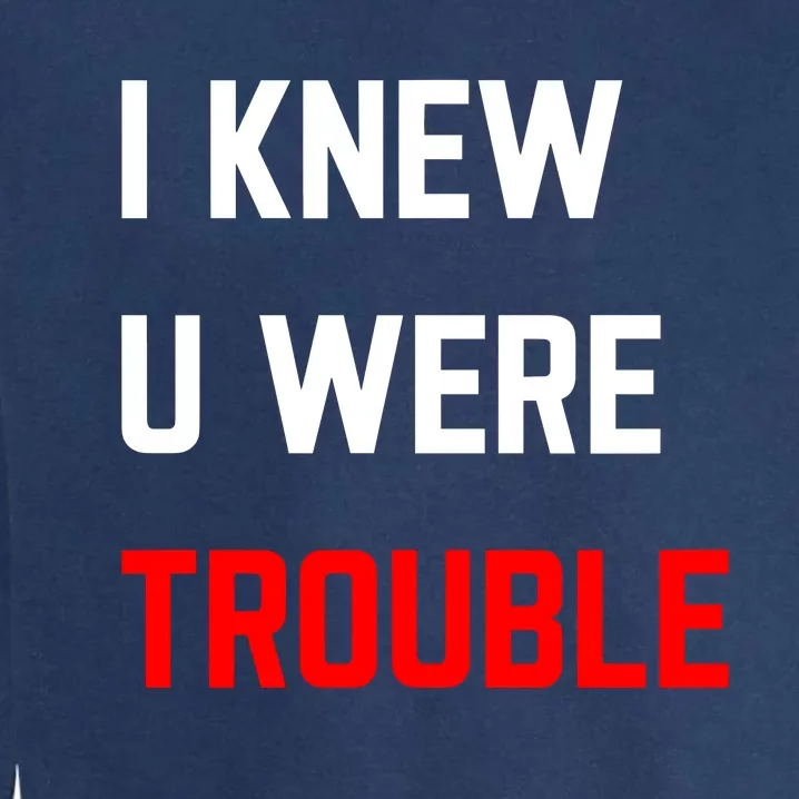 Taylor I Knew U Were Trouble Garment-Dyed Sweatshirt