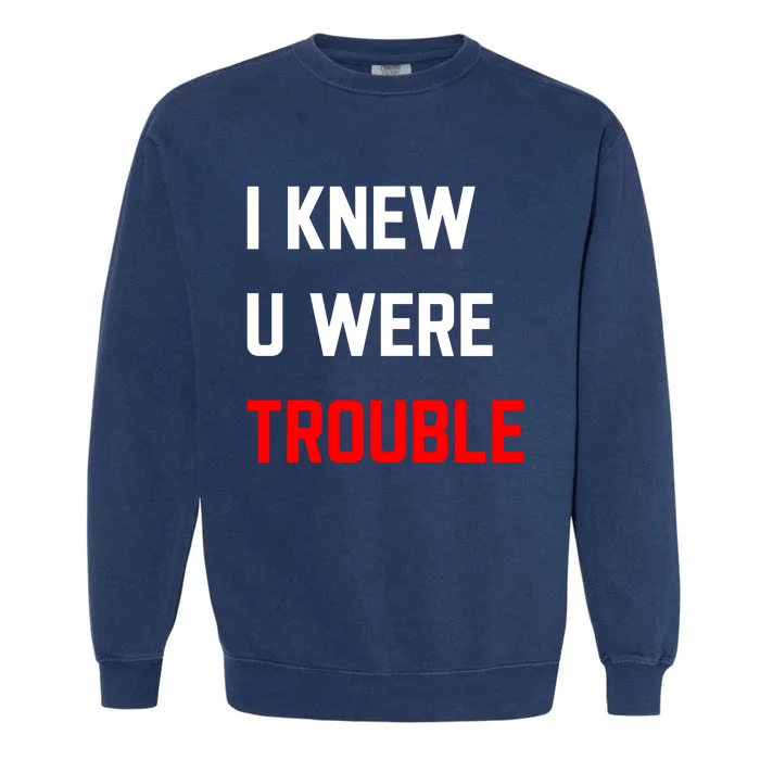 Taylor I Knew U Were Trouble Garment-Dyed Sweatshirt