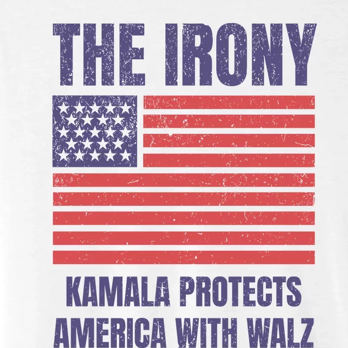 The Iron Kamala Protects America With Walz ChromaSoft Performance T-Shirt