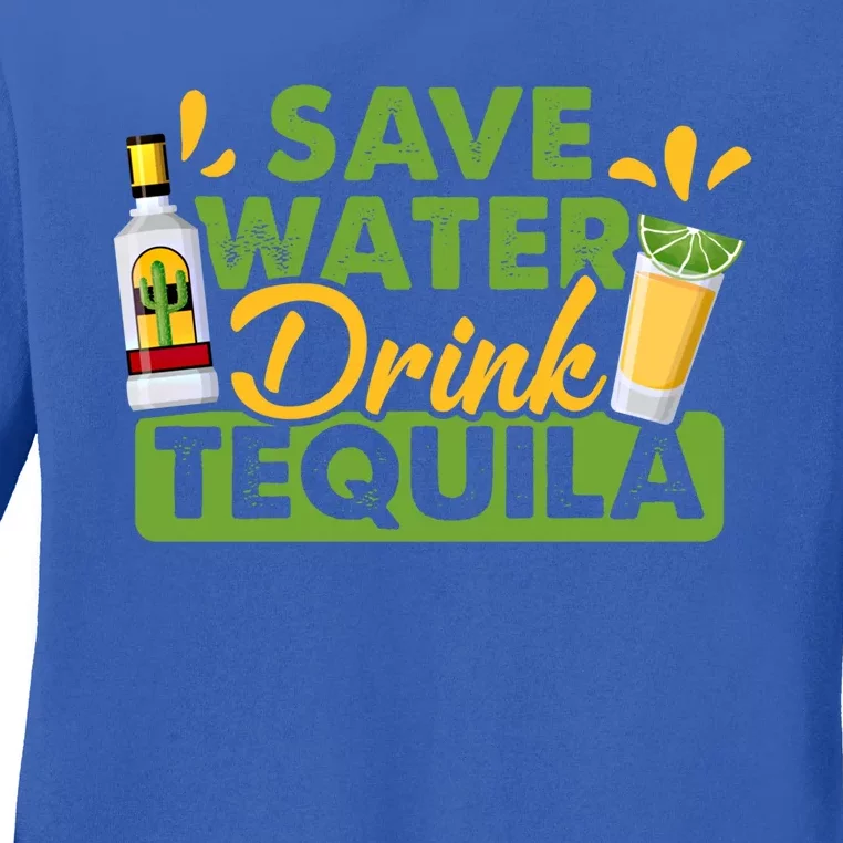 Tequila Ing Lover Tee Save Water Tequila Sweatshirt Ladies Long Sleeve Shirt