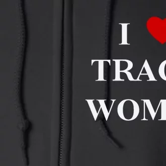 Tf I Love Track Women Full Zip Hoodie