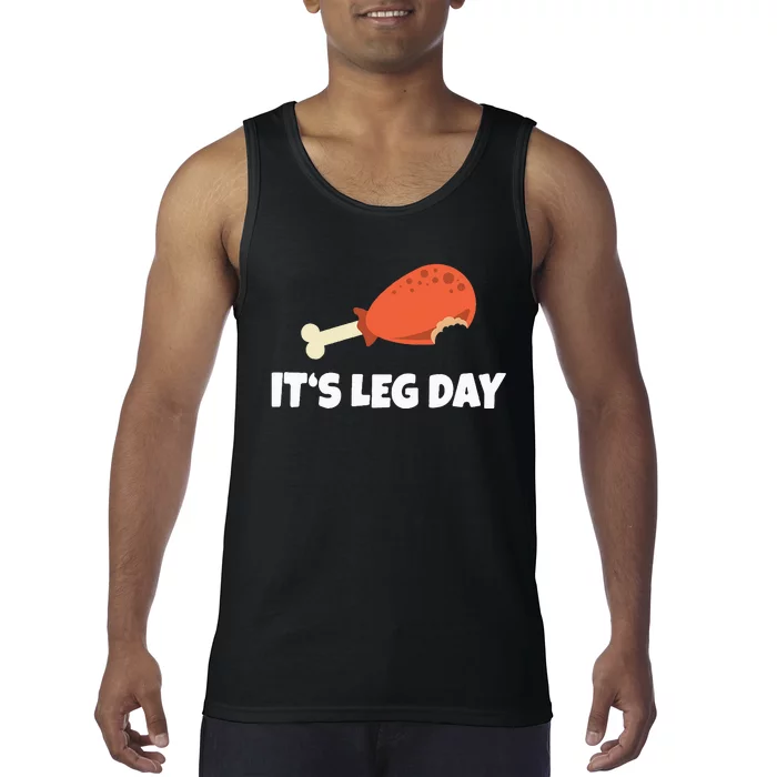 Turkey ItS Leg Day Thanksgiving Workout Tank Top