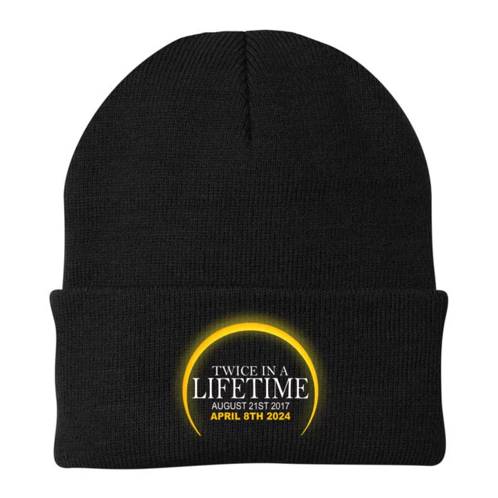 Twice In Lifetime 2024 Solar Eclipse Knit Cap Winter Beanie