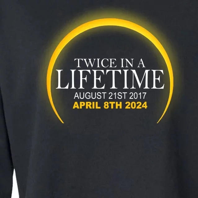 Twice In Lifetime 2024 Solar Eclipse Cropped Pullover Crew