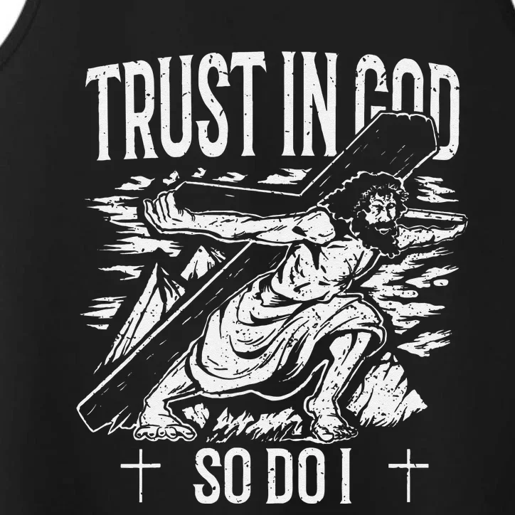 Trust In Lord With All Heart Christian Follower Christ Boho Performance Tank