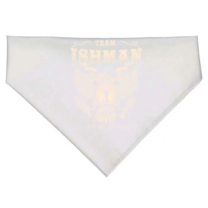 Team Ish Lifetime Member Ish Name Cute Gift USA-Made Doggie Bandana