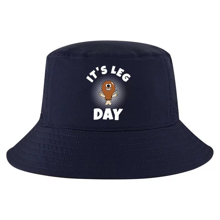 Thanksgiving Its Leg Day Gift Cool Comfort Performance Bucket Hat