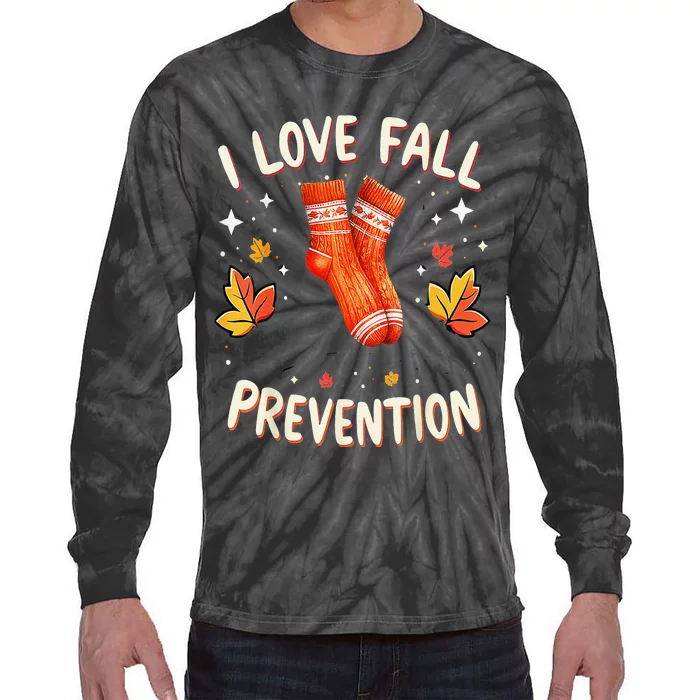 Therapy I Love Fall Prevention Tie-Dye Long Sleeve Shirt