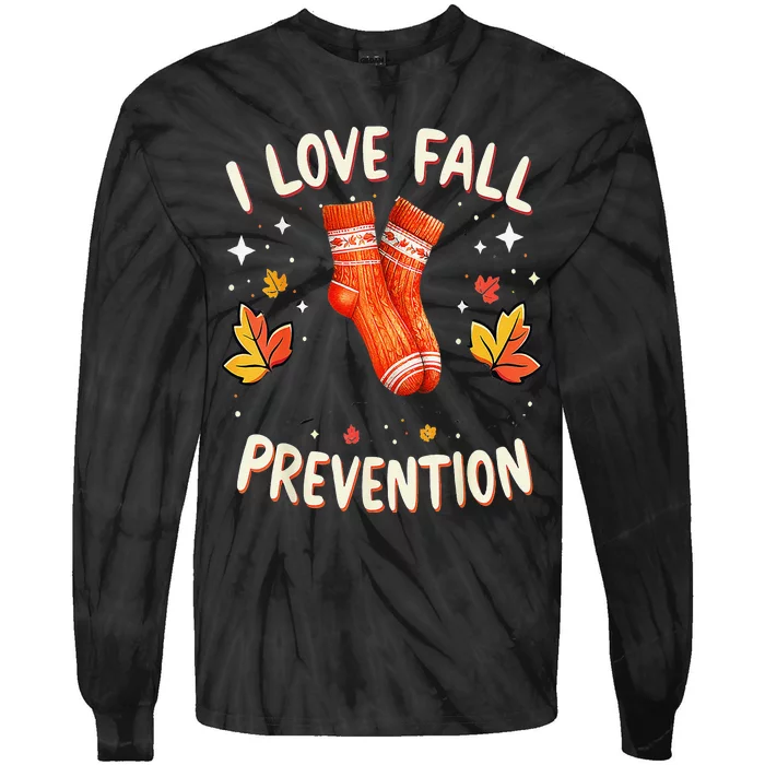 Therapy I Love Fall Prevention Tie-Dye Long Sleeve Shirt