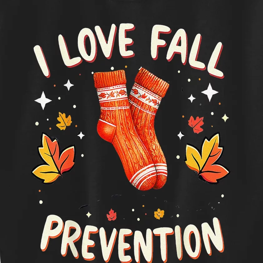 Therapy I Love Fall Prevention Kids Sweatshirt