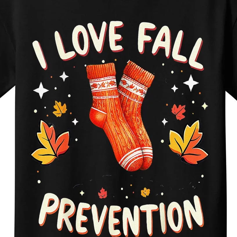 Therapy I Love Fall Prevention Kids T-Shirt