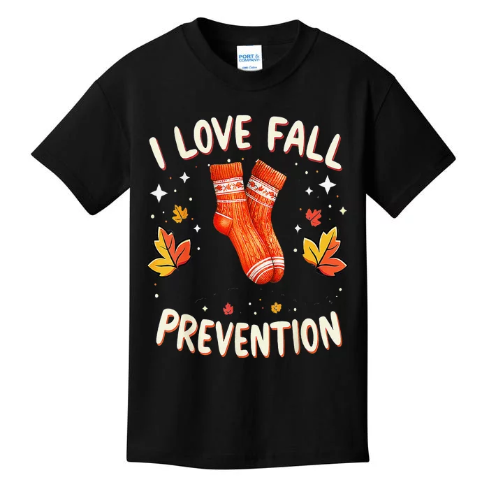 Therapy I Love Fall Prevention Kids T-Shirt