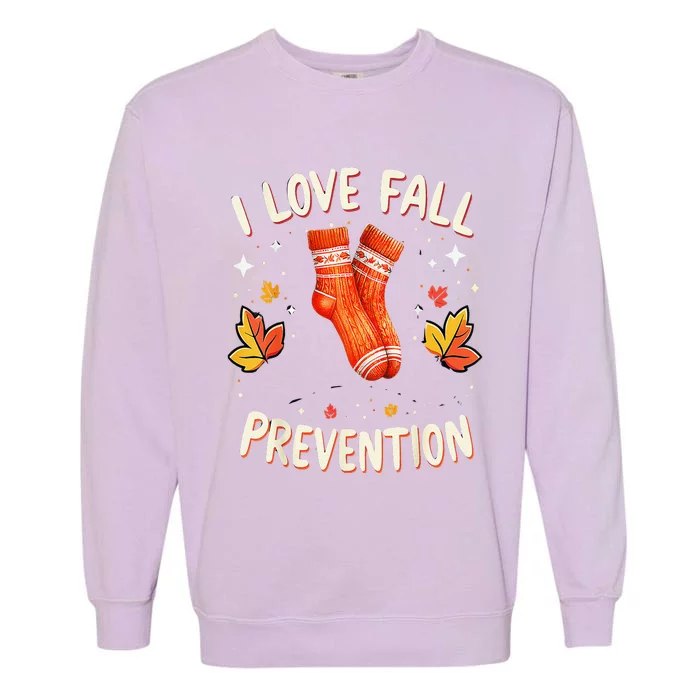 Therapy I Love Fall Prevention Garment-Dyed Sweatshirt