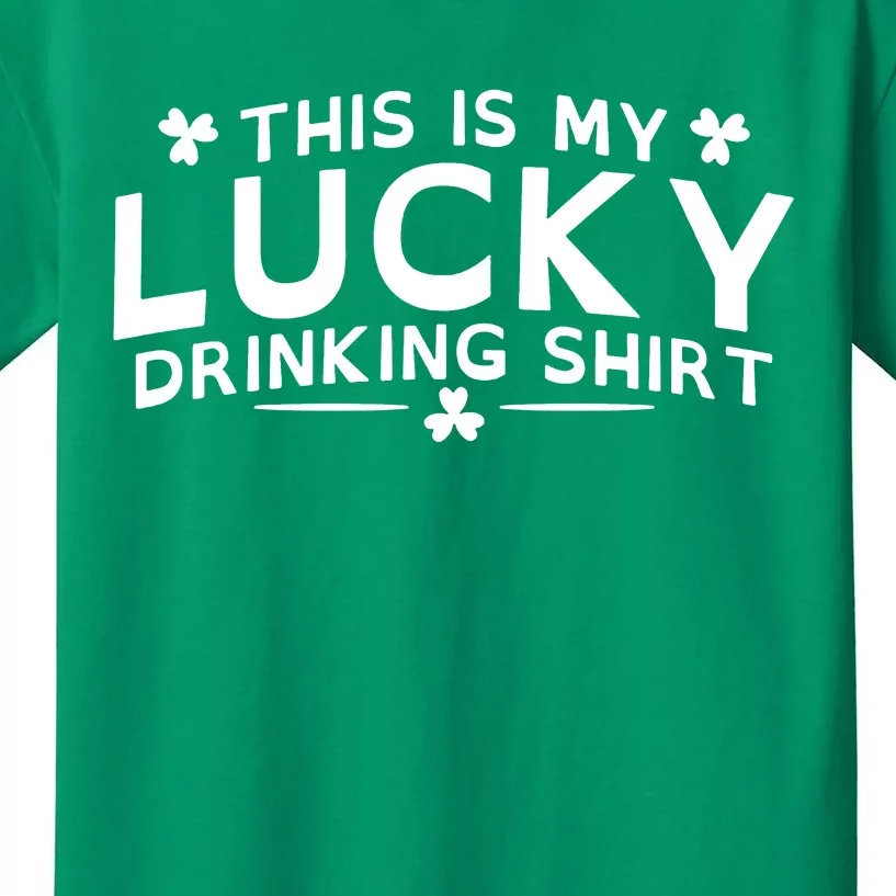 This Is My Lucky Drinking Kids T-Shirt