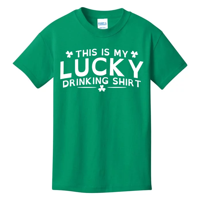 This Is My Lucky Drinking Kids T-Shirt