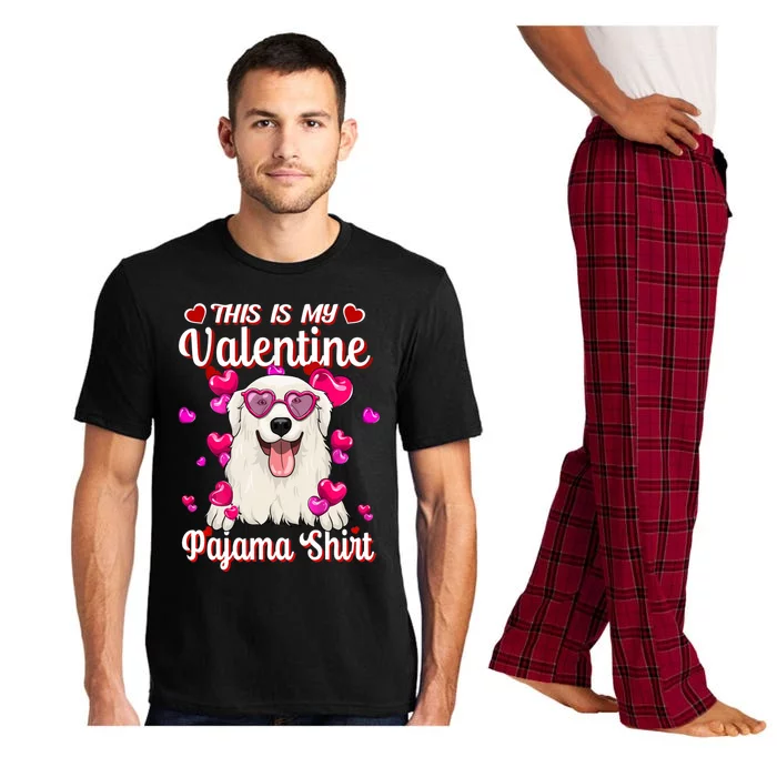 This Is My Valentine Pajama Gift Great Pyrenes Lovers Gift Pajama Set