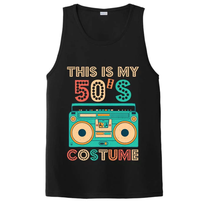 This Is My 50s Costume 1950s Retro Vintage 50s Party Performance Tank