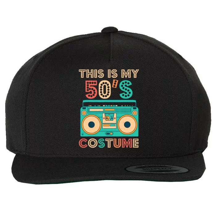 This Is My 50s Costume 1950s Retro Vintage 50s Party Wool Snapback Cap