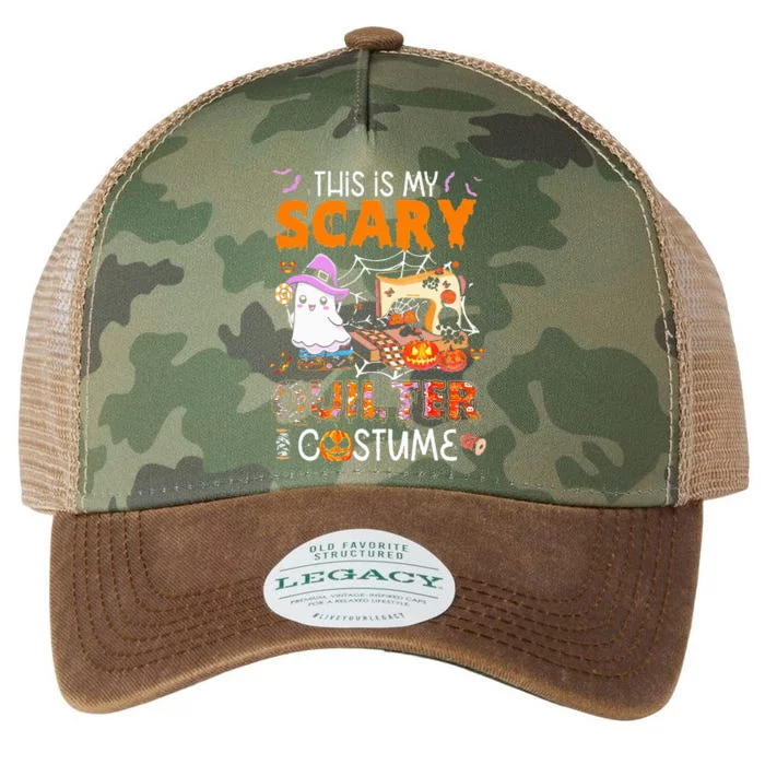 This Is My Scary Quilter Costume Boo Machine Legacy Tie Dye Trucker Hat