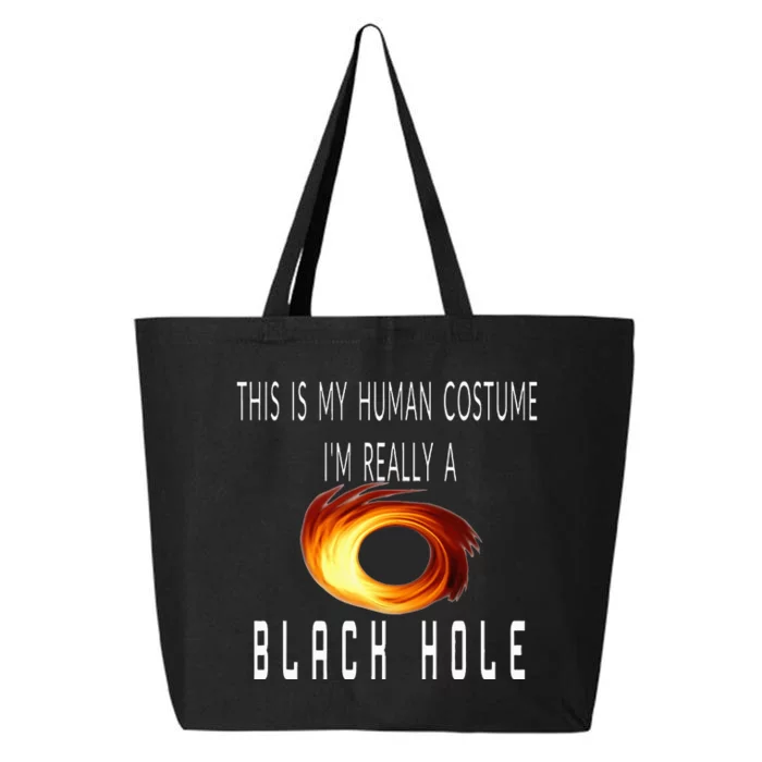 This Is My Human Costume Black Hole Halloween 25L Jumbo Tote