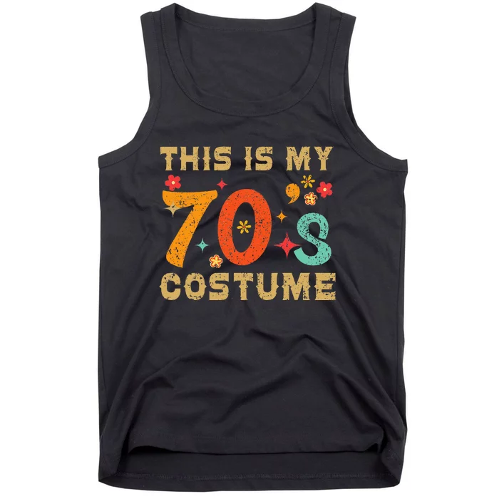 This Is My 70S Costume 1970s Seventies Theme Tank Top