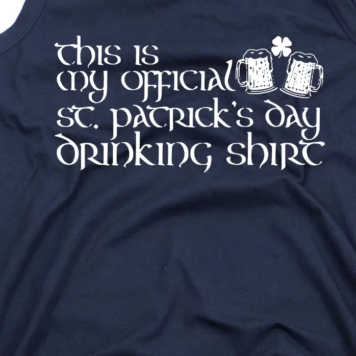 This Is My St Patricks Day Drinking Tank Top