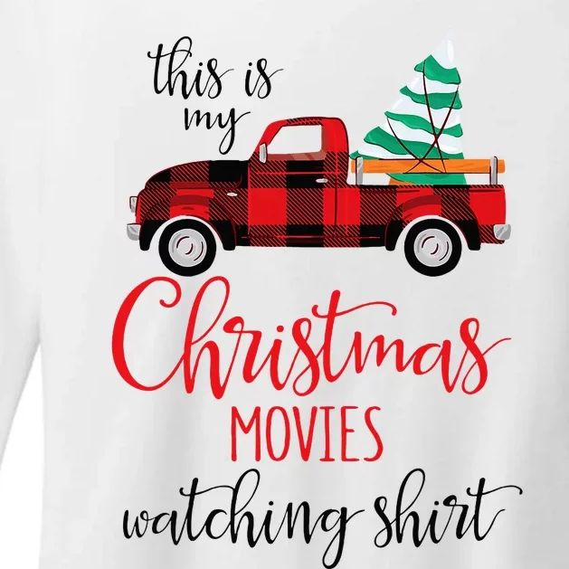 This Is My Christmas Movies Watching Xmas Movie Womens CVC Long Sleeve Shirt