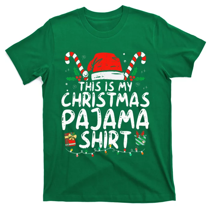 This Is My Christmas Pajama Funny Xmas Pjs T-Shirt