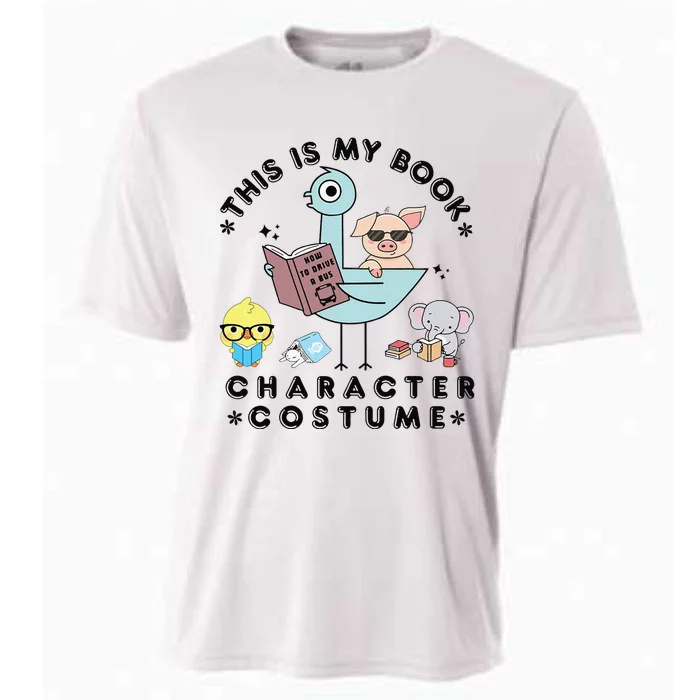 This Is My Book Character Costume Funny Pigeon Reading Gift Cooling Performance Crew T-Shirt