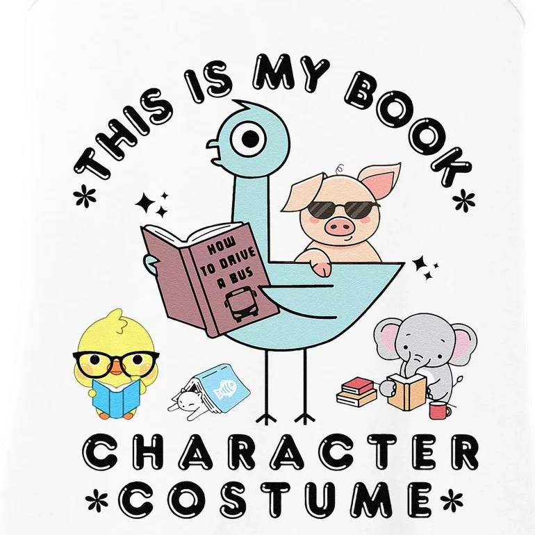 This Is My Book Character Costume Funny Pigeon Reading Gift Ladies Essential Tank