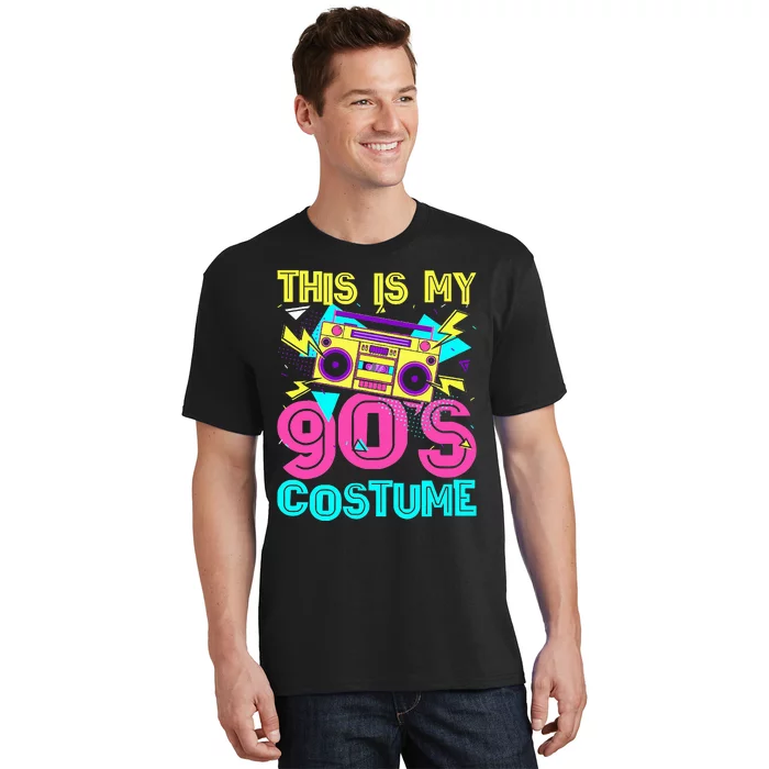 This Is My 90s Costume Retro 90s Music Theme Party Nineties T-Shirt