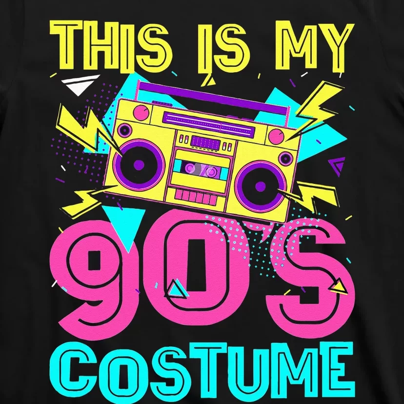 This Is My 90s Costume Retro 90s Music Theme Party Nineties T-Shirt