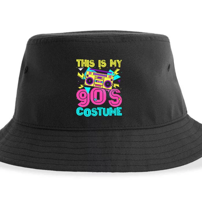 This Is My 90s Costume Retro 90s Music Theme Party Nineties Sustainable Bucket Hat