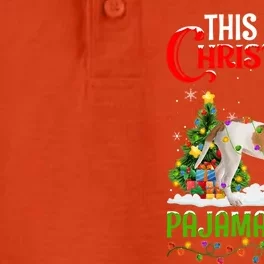 This Is My Christmas Pajama Funny Gift American Bulldog Christmas Gift Dry Zone Grid Performance Polo